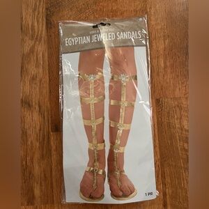 Egyptian jeweled sandals